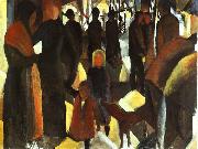 August Macke Leave Taking oil on canvas